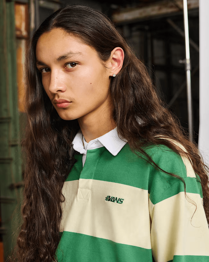 Vans Ward Stripe Rugby Knit Polo